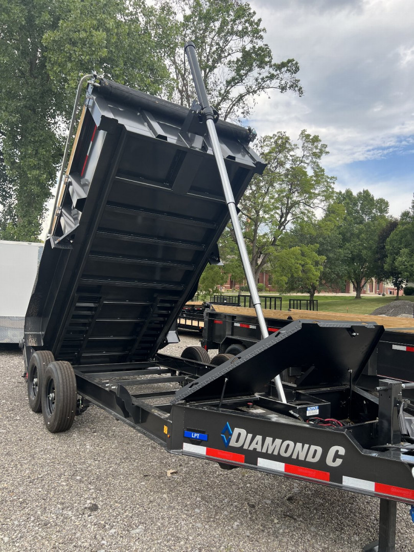 New 2024 Diamond C Trailers LPT207 14X82 Dump Trailer