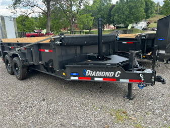 New 2024 Diamond C Trailers LPT207 14X82 Dump Trailer
