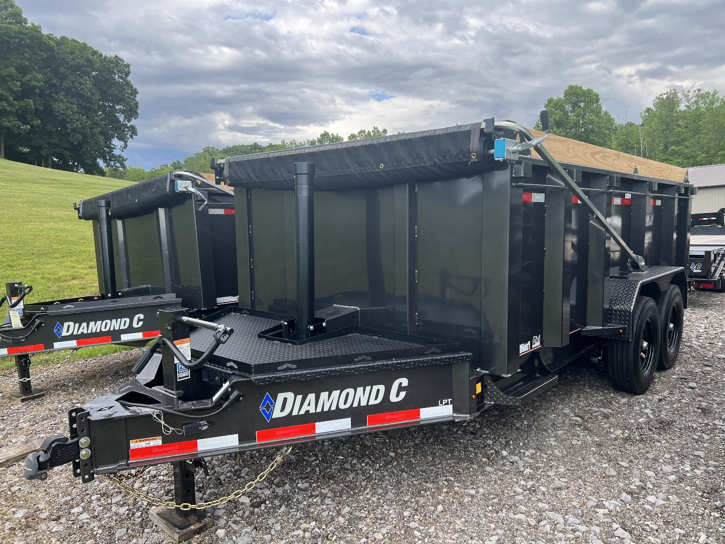 New 2024 Diamond C Trailers LPT207 14X82 Dump Trailer
