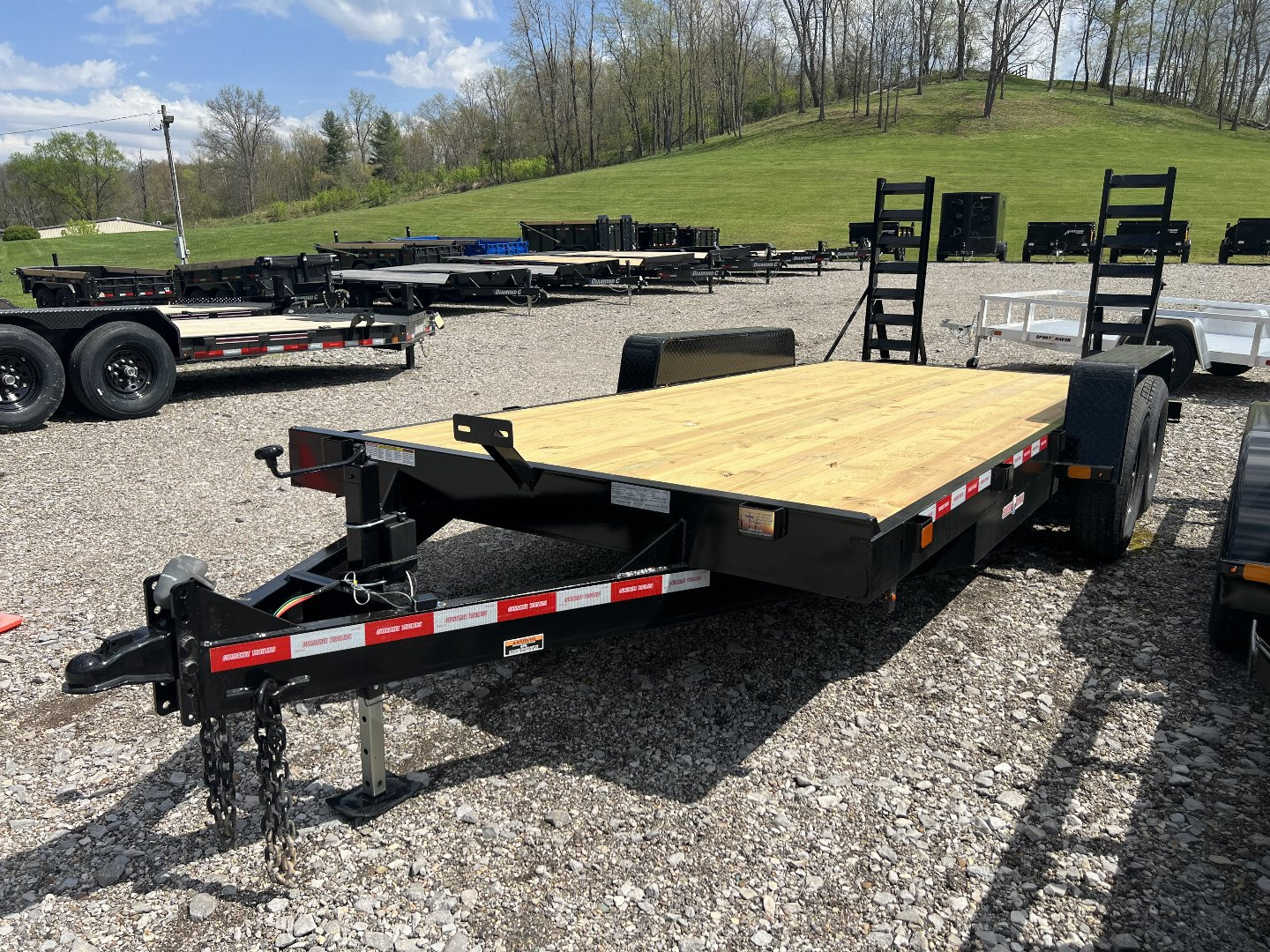 New 2025 Currahee Trailers WE7.1814KD Equipment Trailer