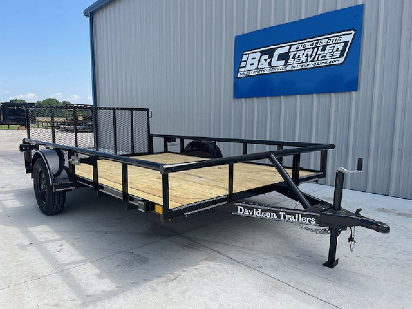 New 2025 Davidson Trailers 2025 DAVIDSON 83X12 SINGLE AXLE PIPE TOP UTILITY W/36"GATE,2' DOVE Utility Trailer