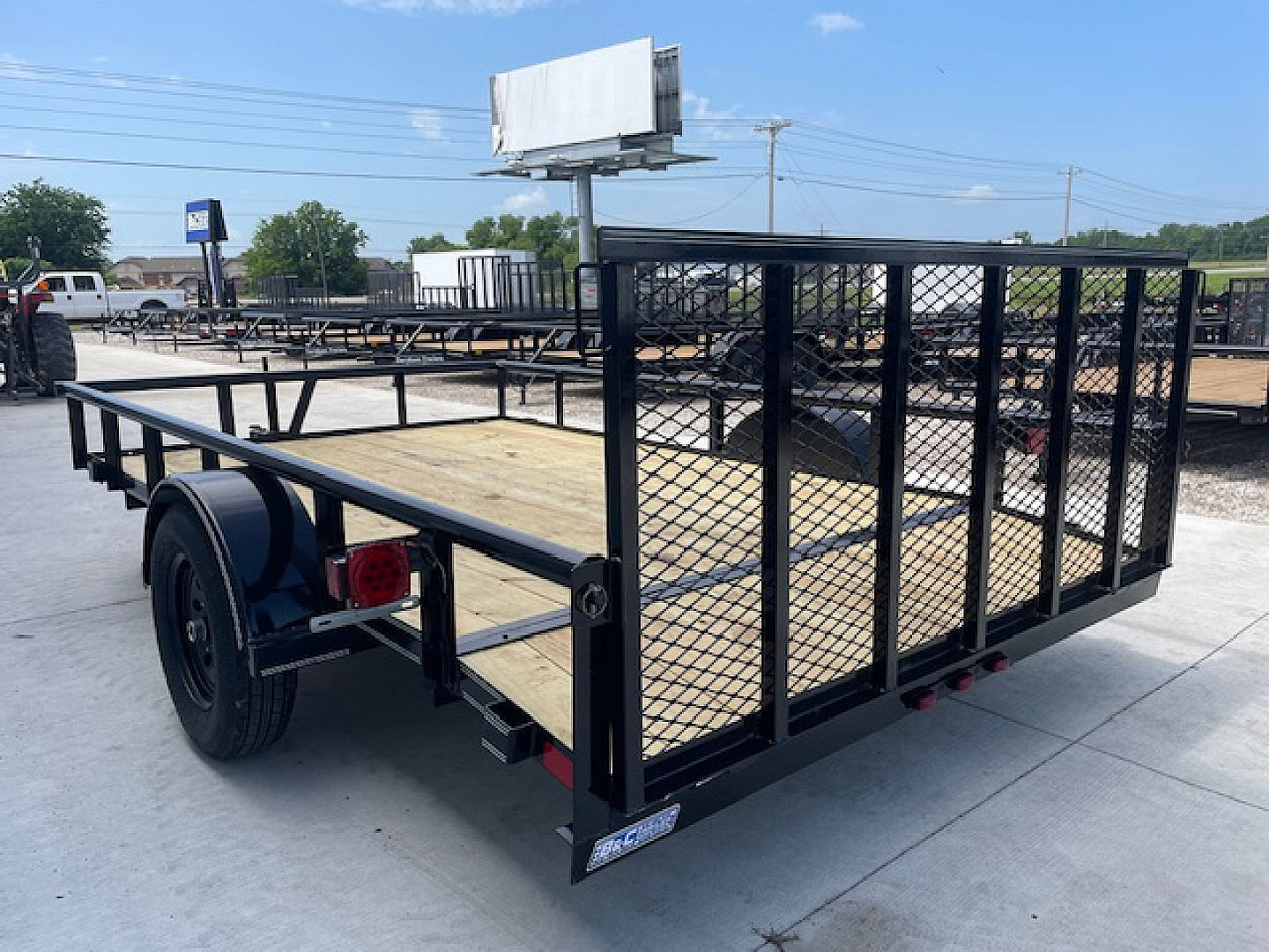 New 2025 Davidson Trailers 2025 DAVIDSON 83X12 SINGLE AXLE PIPE TOP UTILITY W/36"GATE,2' DOVE Utility Trailer
