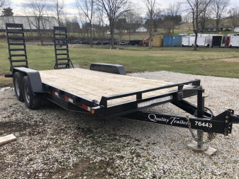 Used 2018 QUALITY TRAILERS 82X18 *For Rent* Equipment Trailer