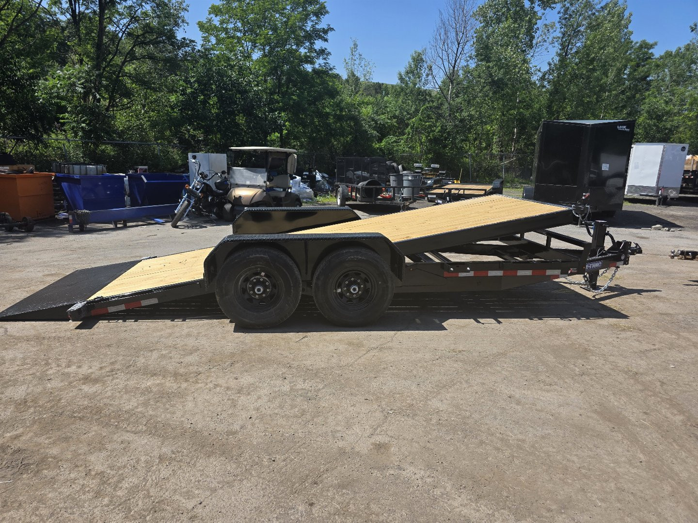 New 2025 Sure-Trac 7X18 14K TILT Equipment Trailer
