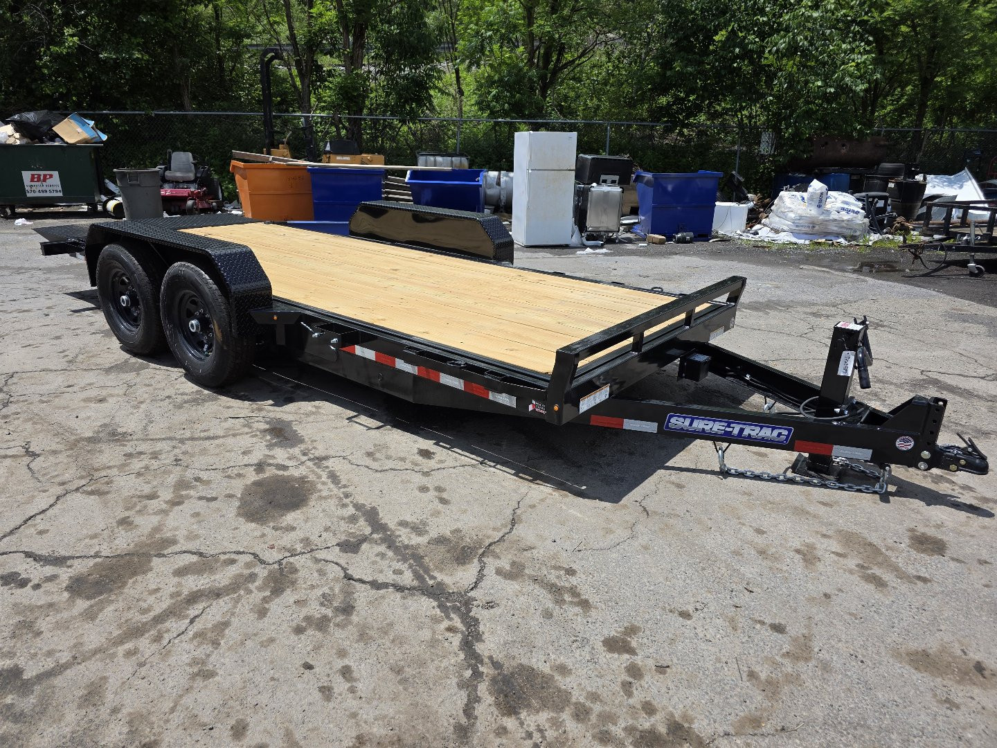 New 2025 Sure-Trac 7X18 14K TILT Equipment Trailer