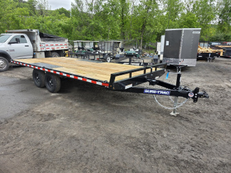 New 2025 Sure-Trac 102X18 10K Flatbed Trailer