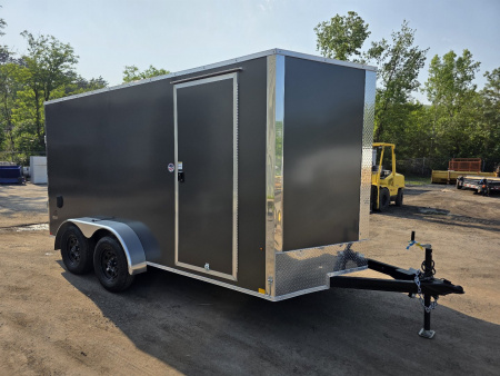 New 2025 Look Trailers ST DLX 7X14 - RAMP Cargo / Enclosed Trailer