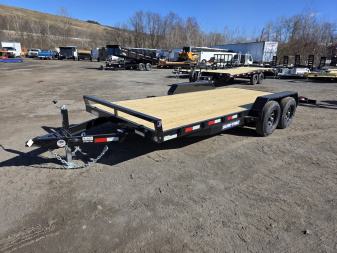 New 2025 Sure-Trac 7X18 10K Car / Racing Trailer