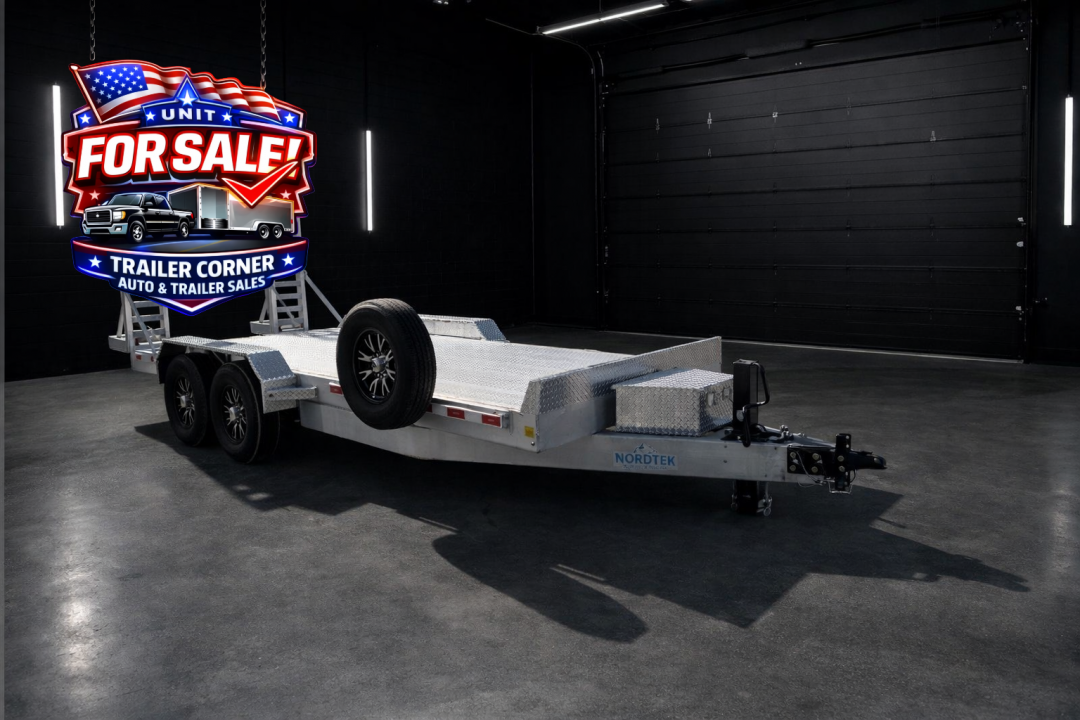 New 2025 Nordtek 82X18 14K - KNEE RAMPS Equipment Trailer