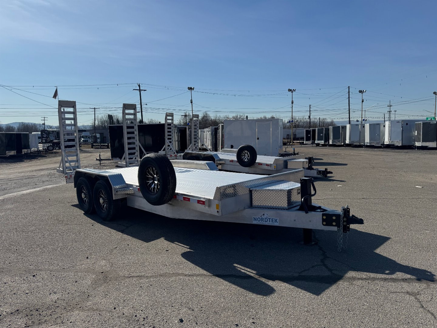 New 2025 NORDTEK 82X18 14K - KNEE RAMPS Equipment Trailer for sale in ...