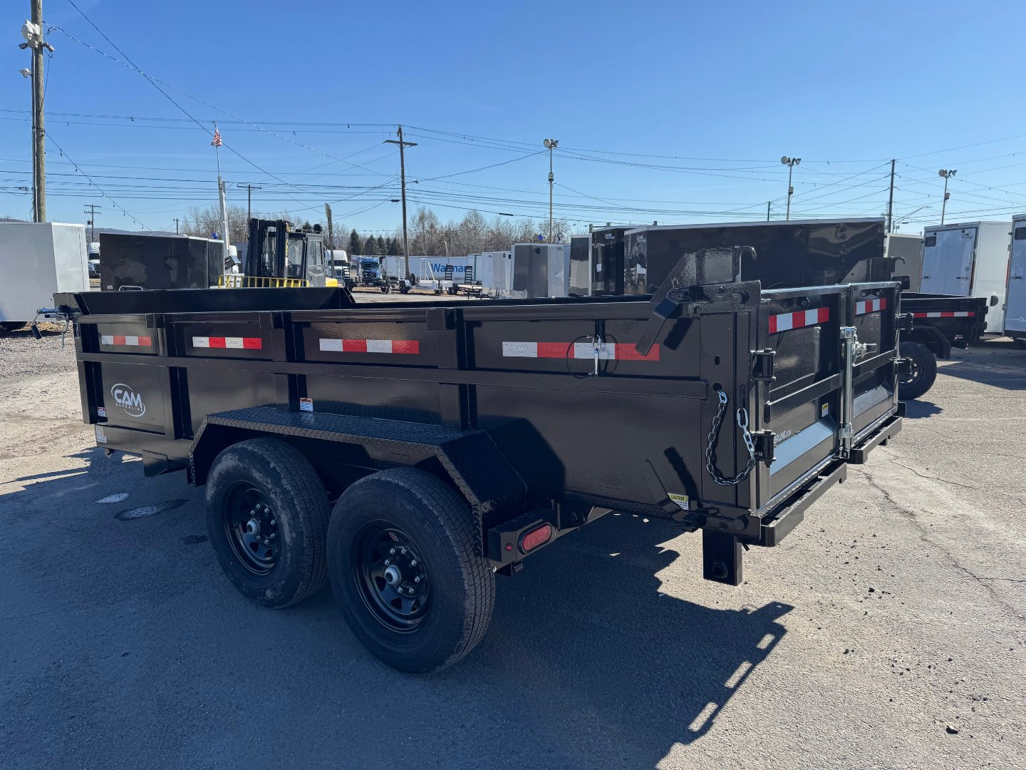 New 2025 Cam Superline 7X16 14K - RAMPS Dump Trailer