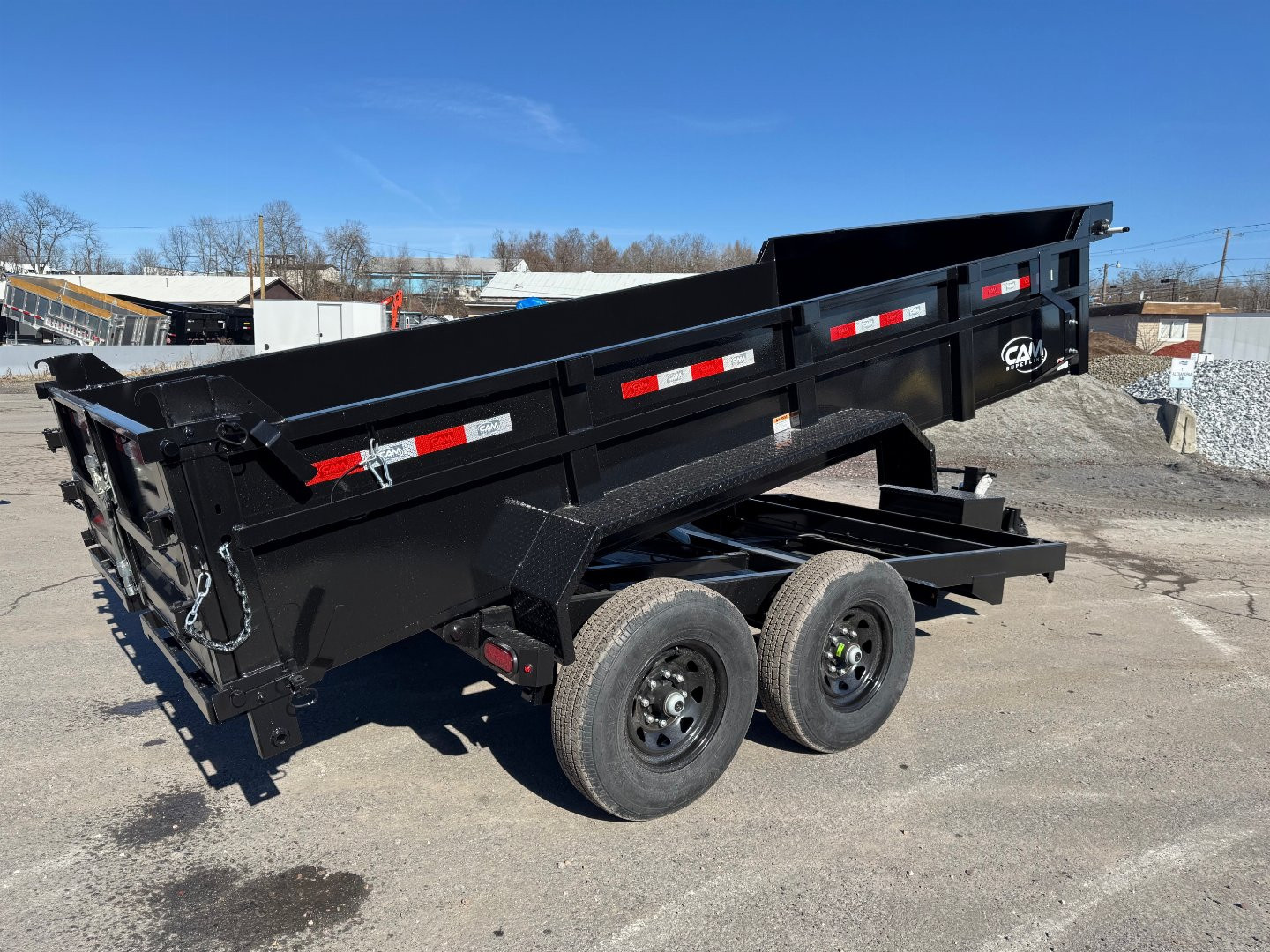 New 2025 Cam Superline 7X16 14K - RAMPS Dump Trailer