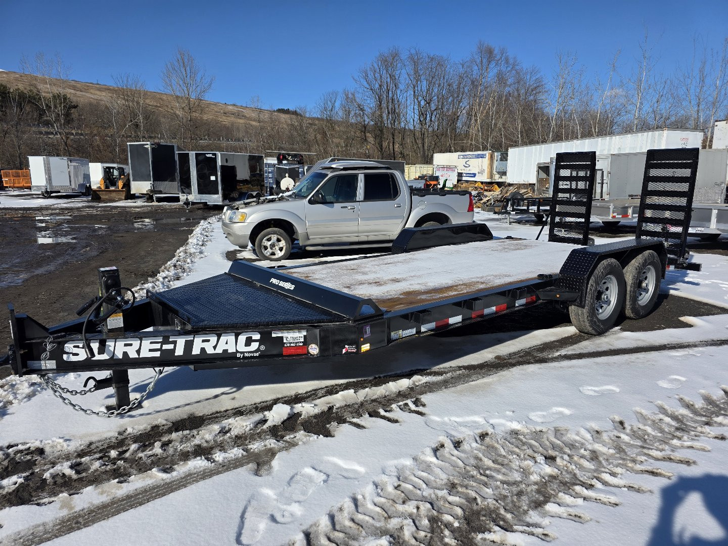 New 2025 Sure-Trac 15+3 15,400 PRO SERIES Equipment Trailer