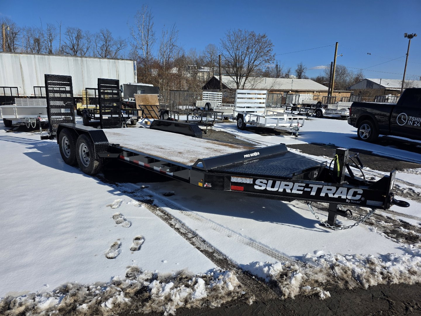 New 2025 Sure-Trac 15+3 15,400 PRO SERIES Equipment Trailer