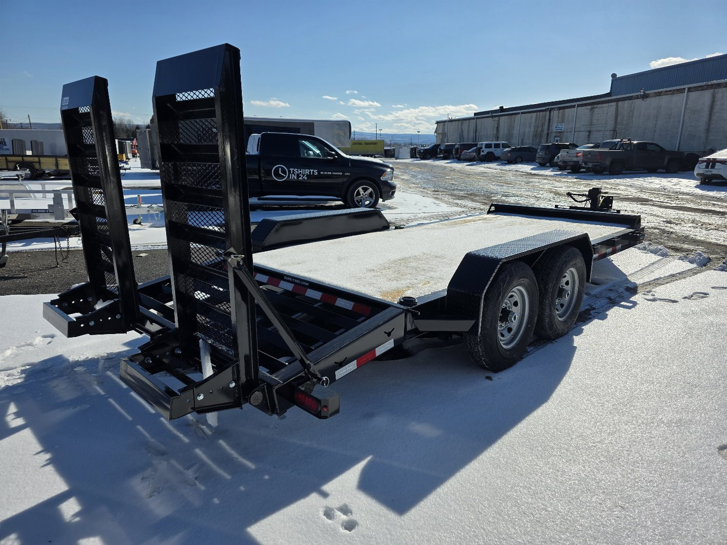 New 2025 Sure-Trac 15+3 15,400 PRO SERIES Equipment Trailer