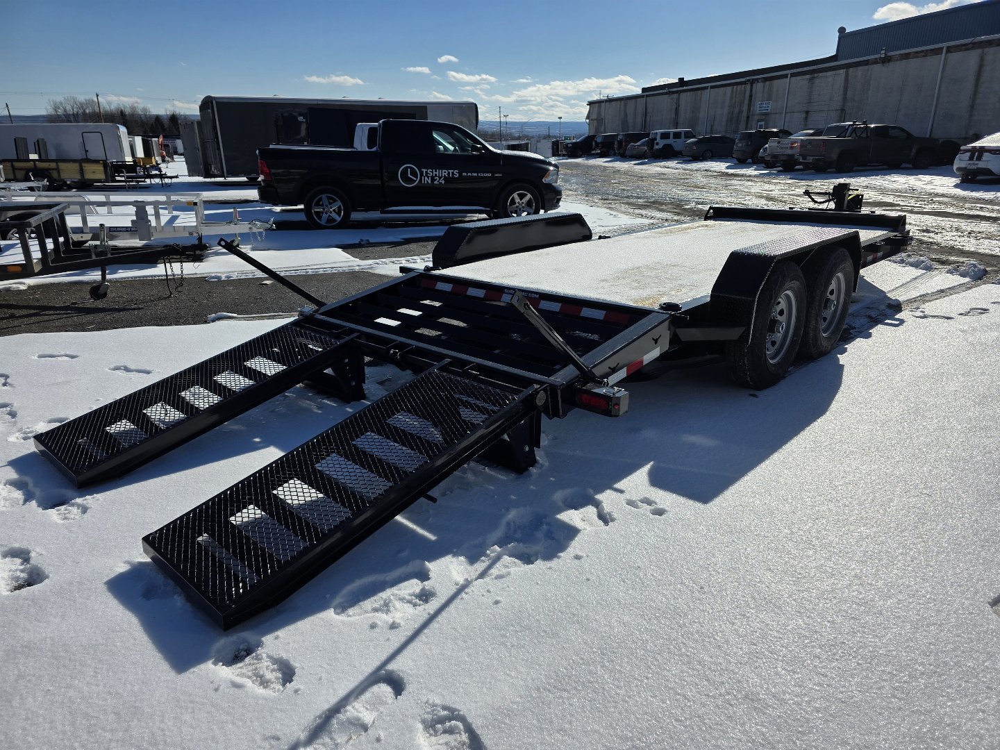 New 2025 Sure-Trac 15+3 15,400 PRO SERIES Equipment Trailer