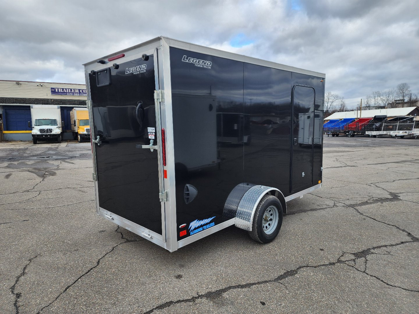 New 2025 Legend Trailers THUNDER 6X13 - ALUMINUM Cargo / Enclosed Trailer SCRATCH AND DENT SALE