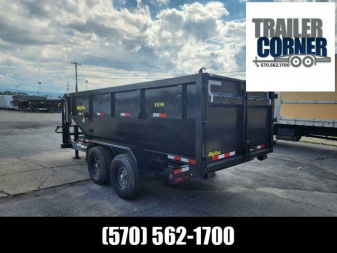 New 2023 Big Tex Trailers 14RB 7X14 GOOSE ROLL OFF Dump Trailer