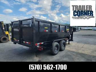 New 2023 Big Tex Trailers 14RB 7X14 GOOSE ROLL OFF Dump Trailer