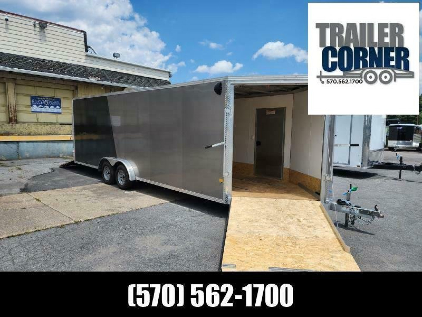 New 2023 Mission EZES 7.5X24 ALUM Snowmobile Trailer