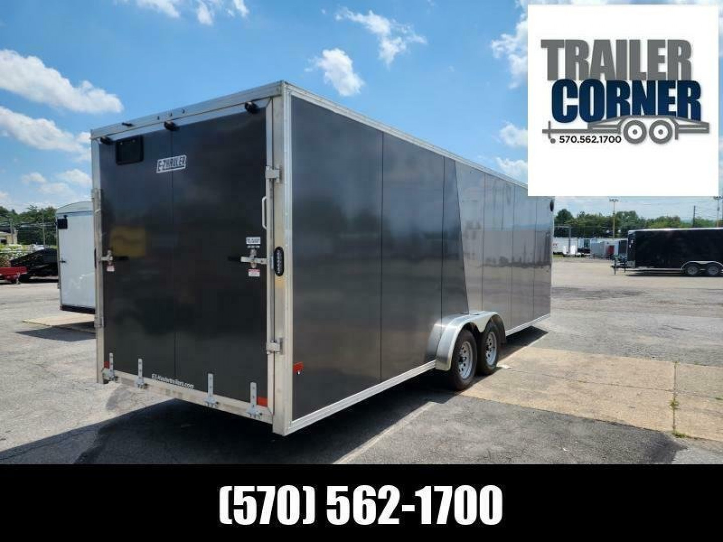 New 2023 Mission EZES 7.5X24 ALUM Snowmobile Trailer