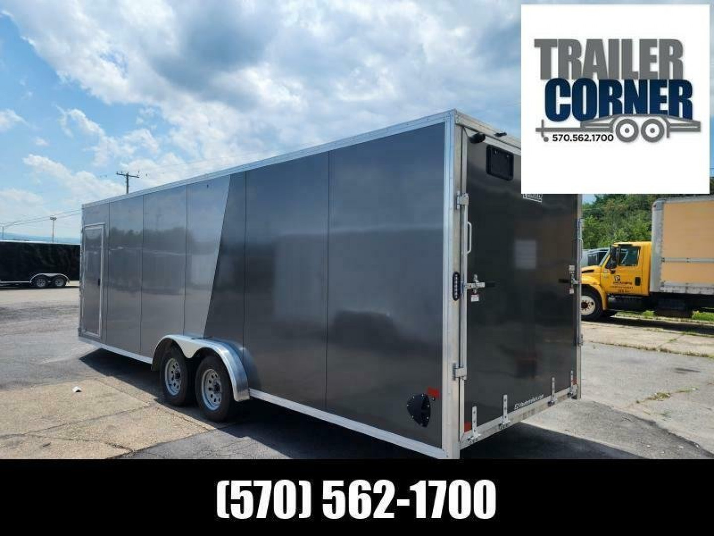 New 2023 Mission EZES 7.5X24 ALUM Snowmobile Trailer