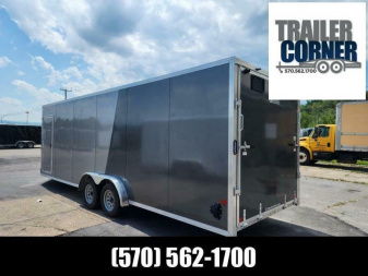 New 2023 Mission EZES 7.5X24 ALUM Snowmobile Trailer