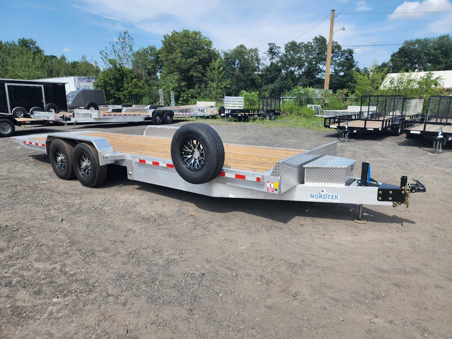 New 2025 Nordtek 82X24 16K TILT Equipment Trailer
