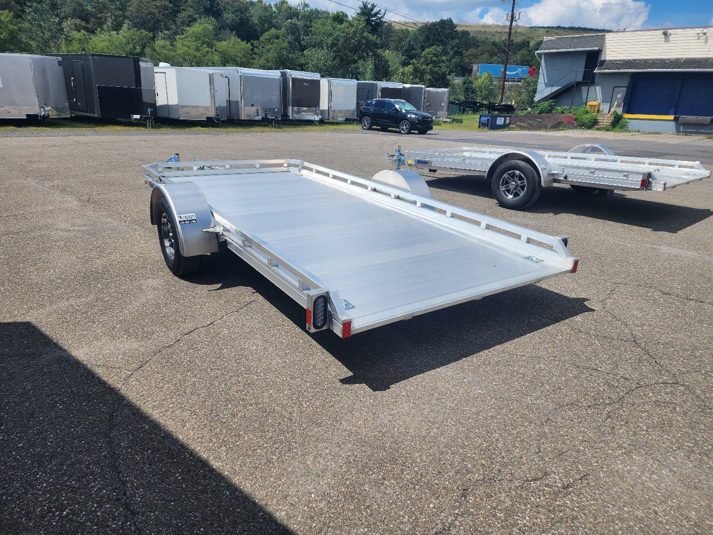 New 2025 Mission 6.5X14 ALUMINUM TILT Utility Trailer