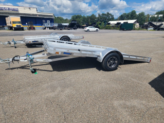 New 2025 Mission 6.5X14 ALUMINUM TILT Utility Trailer