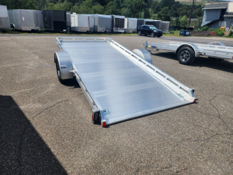 New 2025 Mission 6.5X14 ALUMINUM TILT Utility Trailer