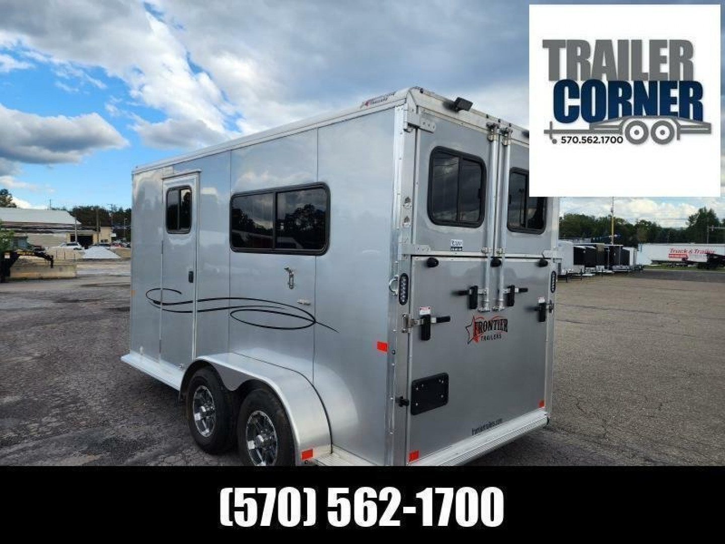 New 2024 Frontier Trailers AMBASSADOR - 2H STRAIGHT LOAD Horse Trailer