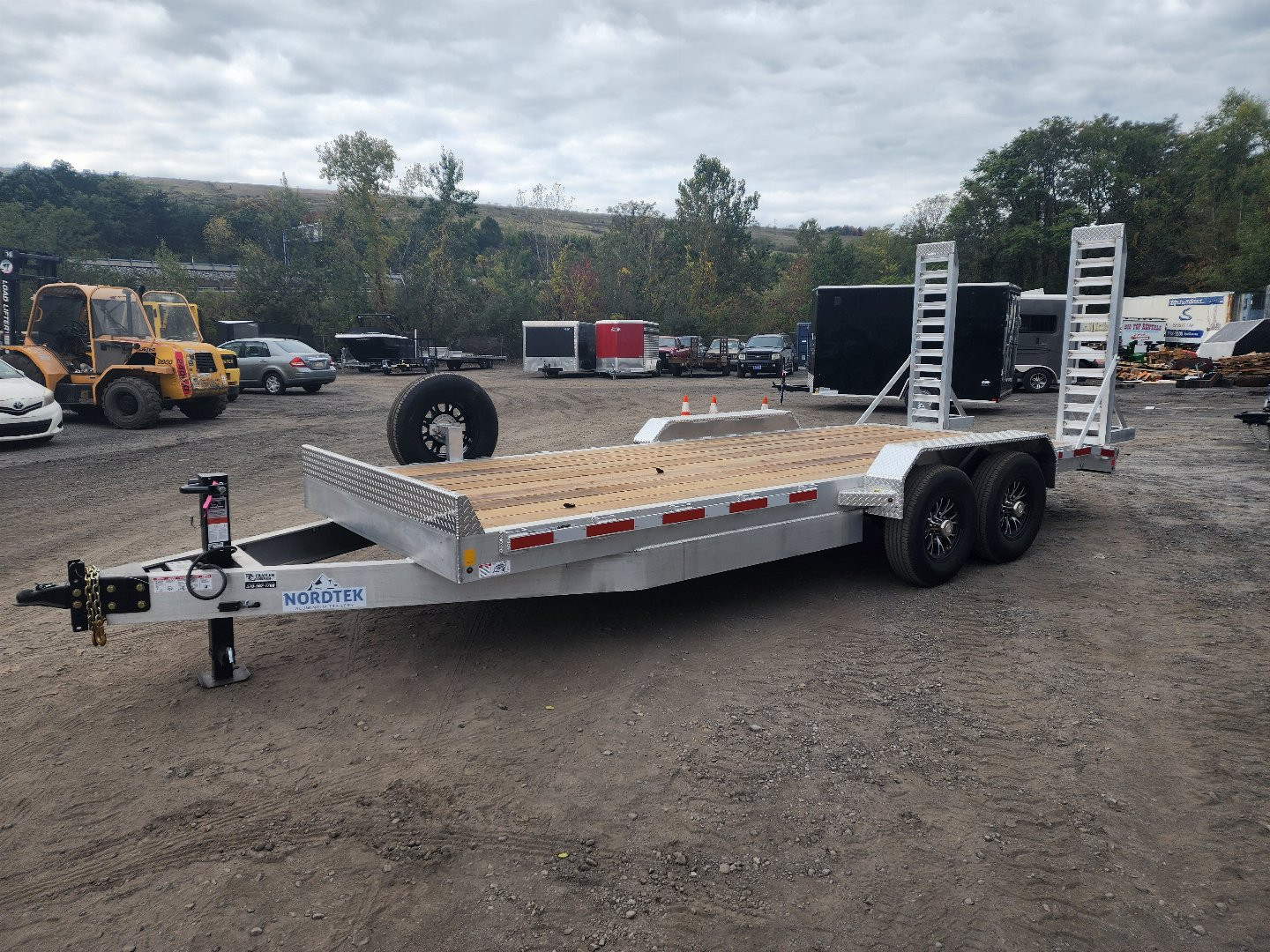 New 2025 NORDTEK 82X20 14K ALUMINUM Equipment Trailer