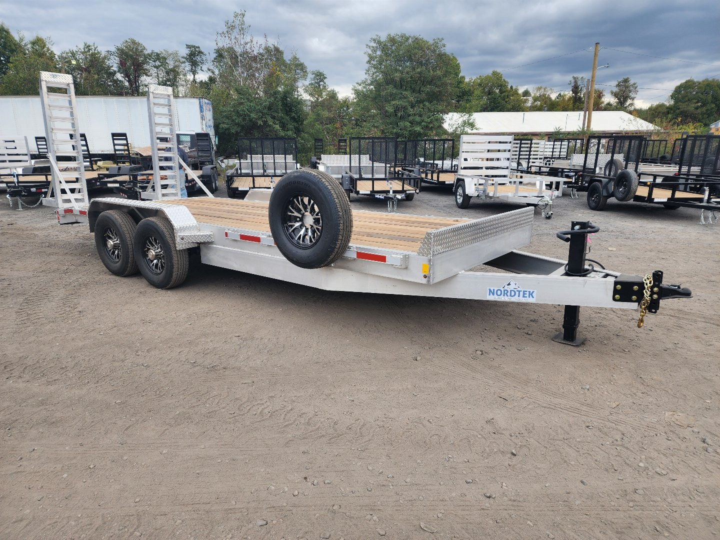 New 2025 NORDTEK 82X20 14K ALUMINUM Equipment Trailer