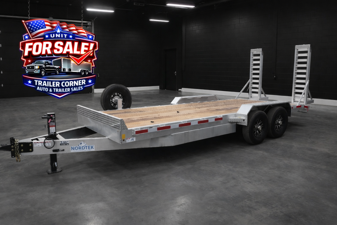 New 2025 NORDTEK 82X20 14K ALUMINUM Equipment Trailer