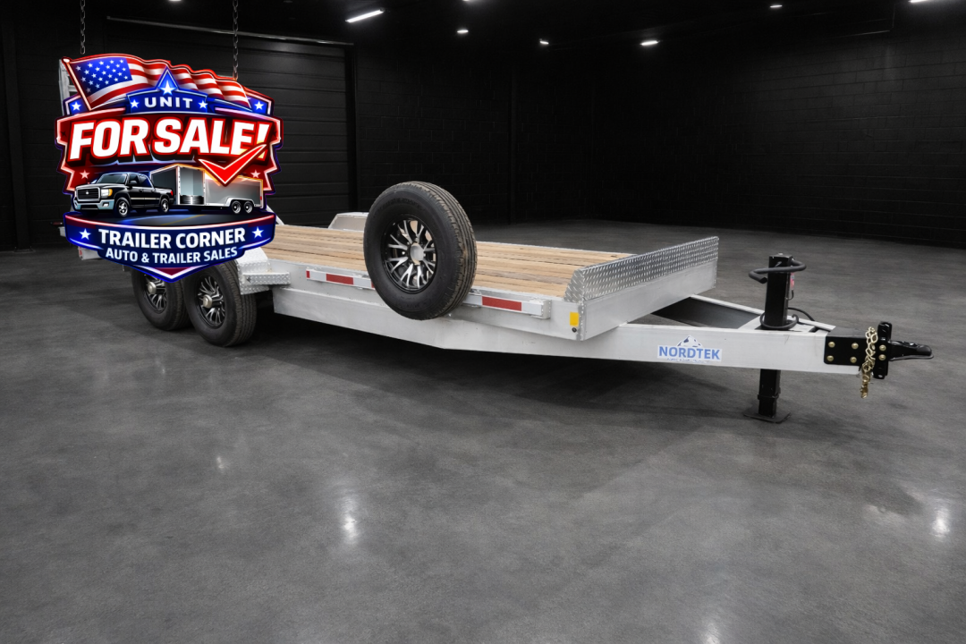 New 2025 NORDTEK 82X20 14K ALUMINUM Equipment Trailer
