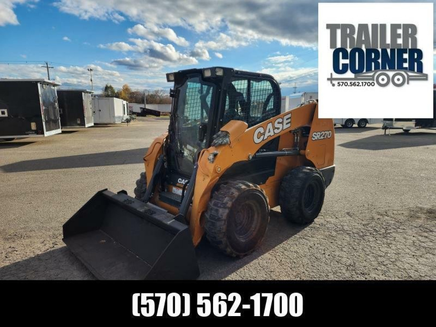 Used 2018 Case SR270 SKIDSTEER  Skid Steers