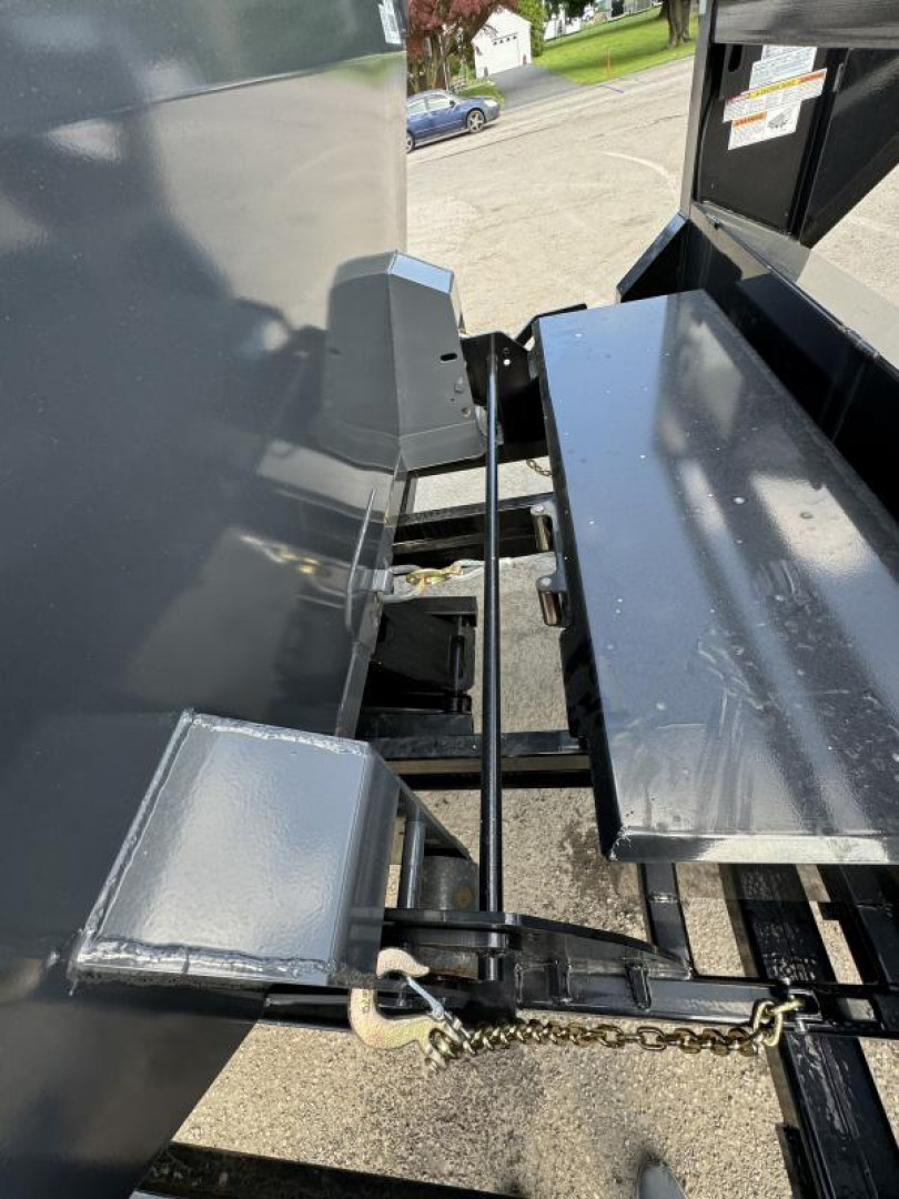 New 2025 Ironbull 7x16' Rolloff Dump Trailer Combo 14000# GVW * INCLUDES (1) 16' BIN 4' SIDES (16 YARDS) * DUAL BATTERIES * DUAL TOOLBOXES * 5x20 SCISSOR HOIST * DUAL 12K JACKS * 10" I-BEAM FRAME * 22K WINCH WITH ROLLER
