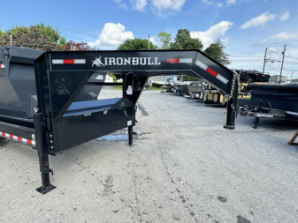 New 2025 Ironbull 7x16' Rolloff Dump Trailer Combo 14000# GVW * INCLUDES (1) 16' BIN 4' SIDES (16 YARDS) * DUAL BATTERIES * DUAL TOOLBOXES * 5x20 SCISSOR HOIST * DUAL 12K JACKS * 10" I-BEAM FRAME * 22K WINCH WITH ROLLER
