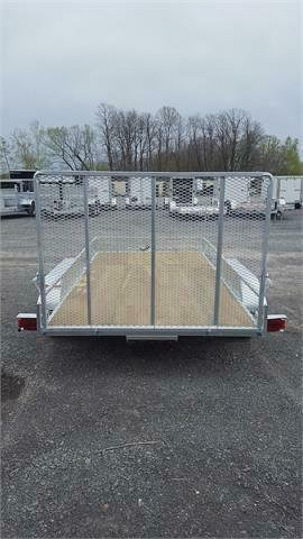 New 2025 K-Trail 6 x 10 Tandem Axle Galvanized Side by Side Utility Trailer