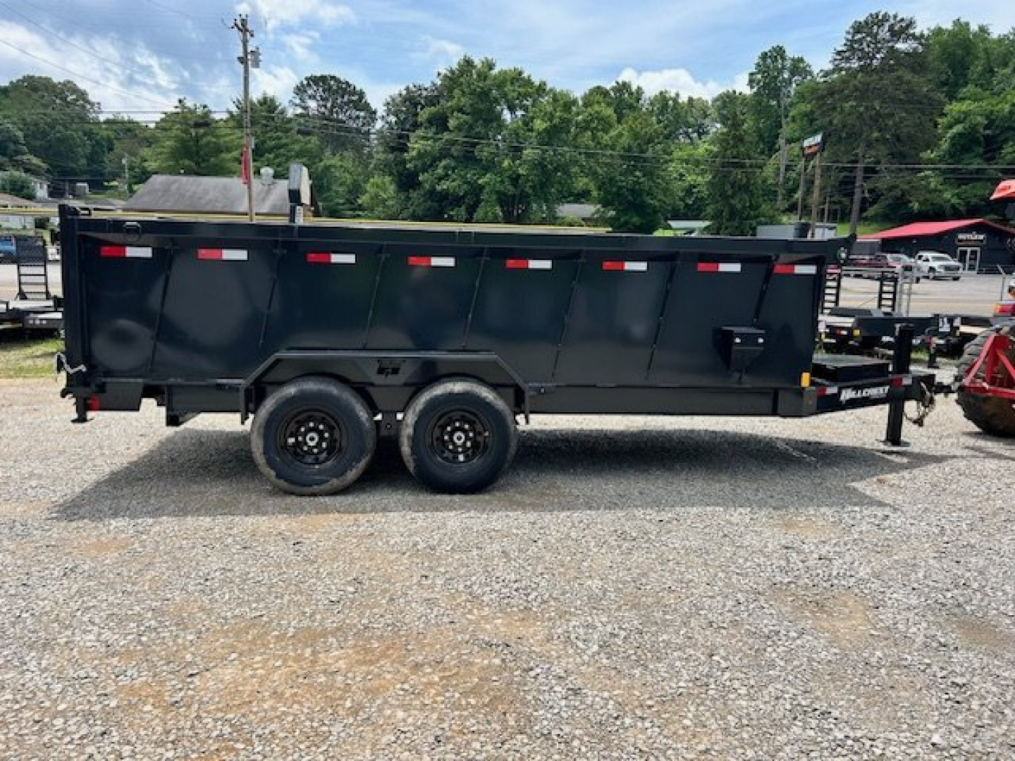 New 2025 Hillcrest Trailers 7x16 14k 40" sides Dump Trailer