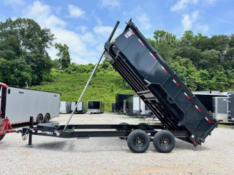 New 2025 Hillcrest Trailers 7x16 14k 40" sides Dump Trailer