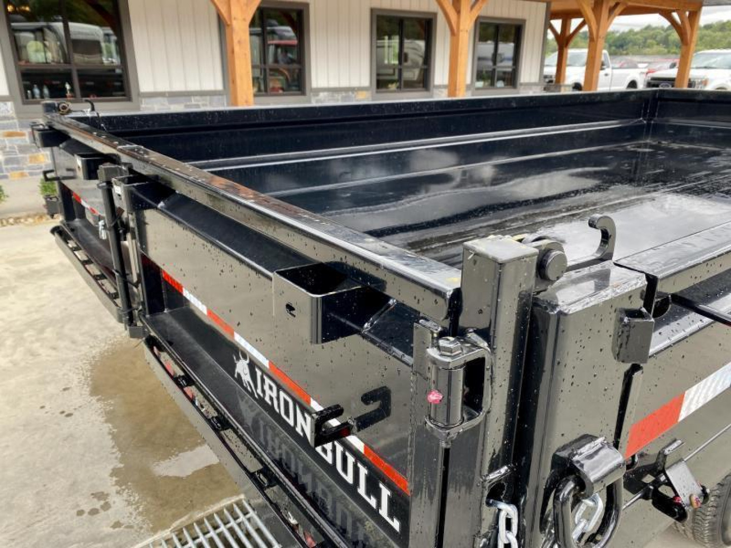 New 2025 Ironbull 8x16' Deckover Dump Trailer 14000# GVW * TARP KIT * 10" I-BEAM FRAME * BED RUNNERS * 12K JACK * FOLD DOWN SIDES * OVERSIZE 5x20 SCISSOR * INTGRATED KEYWAY/10GA WALLS * IRONCLAD WARRANTY