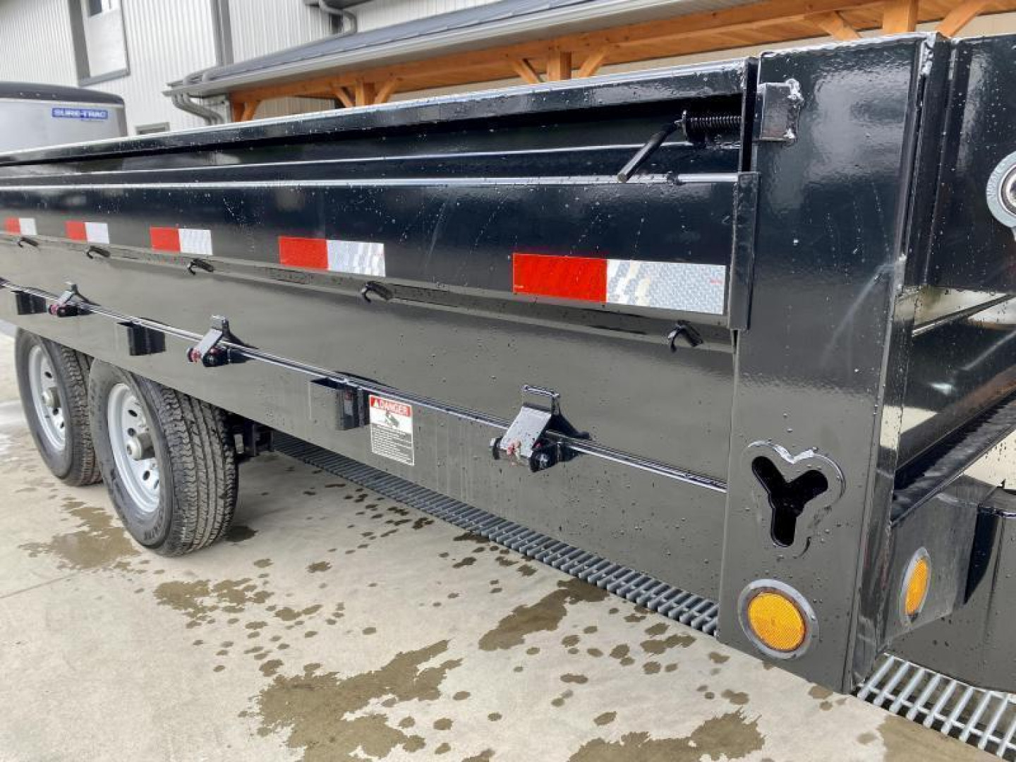New 2025 Ironbull 8x16' Deckover Dump Trailer 14000# GVW * TARP KIT * 10" I-BEAM FRAME * BED RUNNERS * 12K JACK * FOLD DOWN SIDES * OVERSIZE 5x20 SCISSOR * INTGRATED KEYWAY/10GA WALLS * IRONCLAD WARRANTY