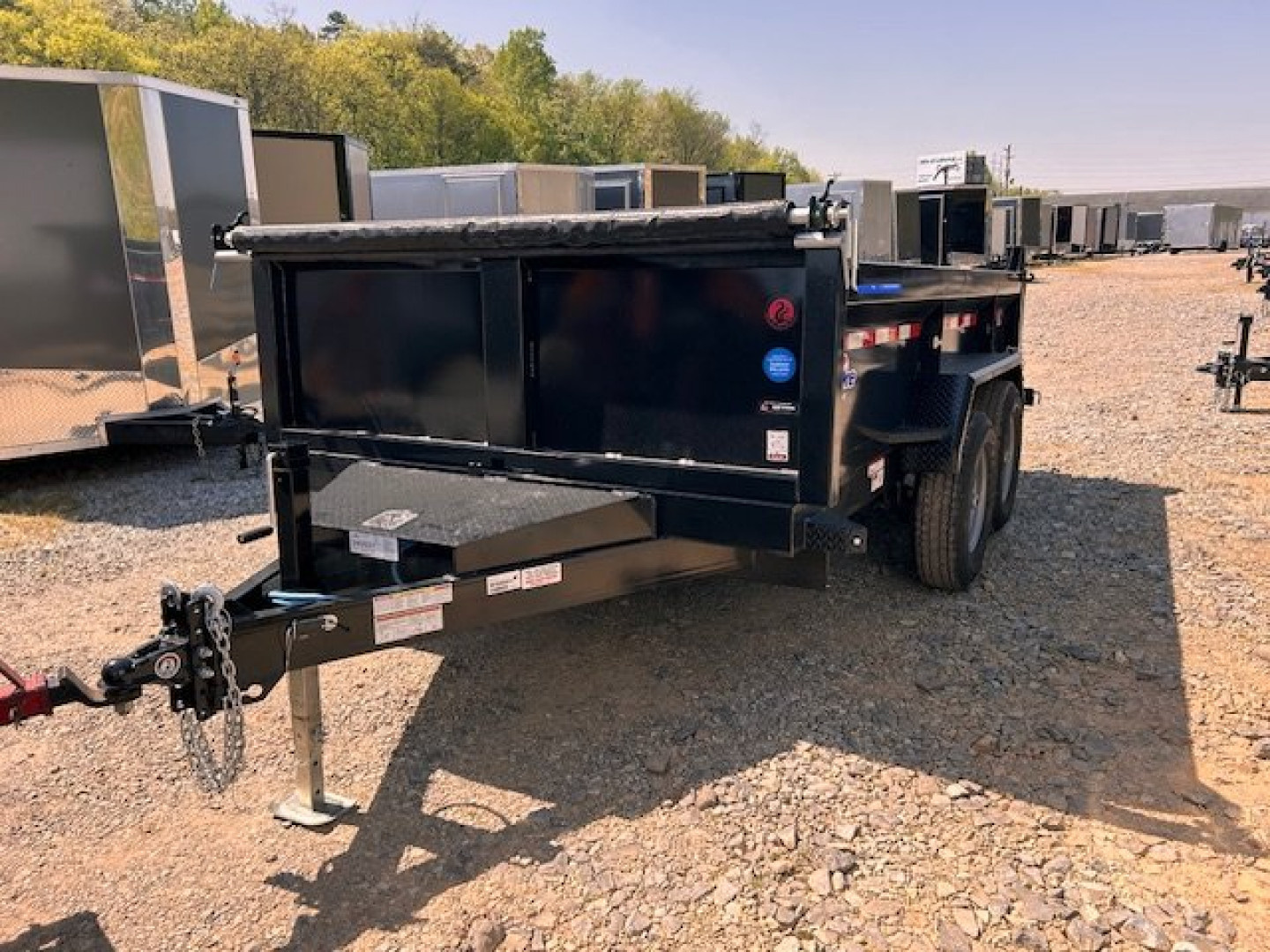 New 2025 Hawke Trailers 7x12 12K Dump Trailer