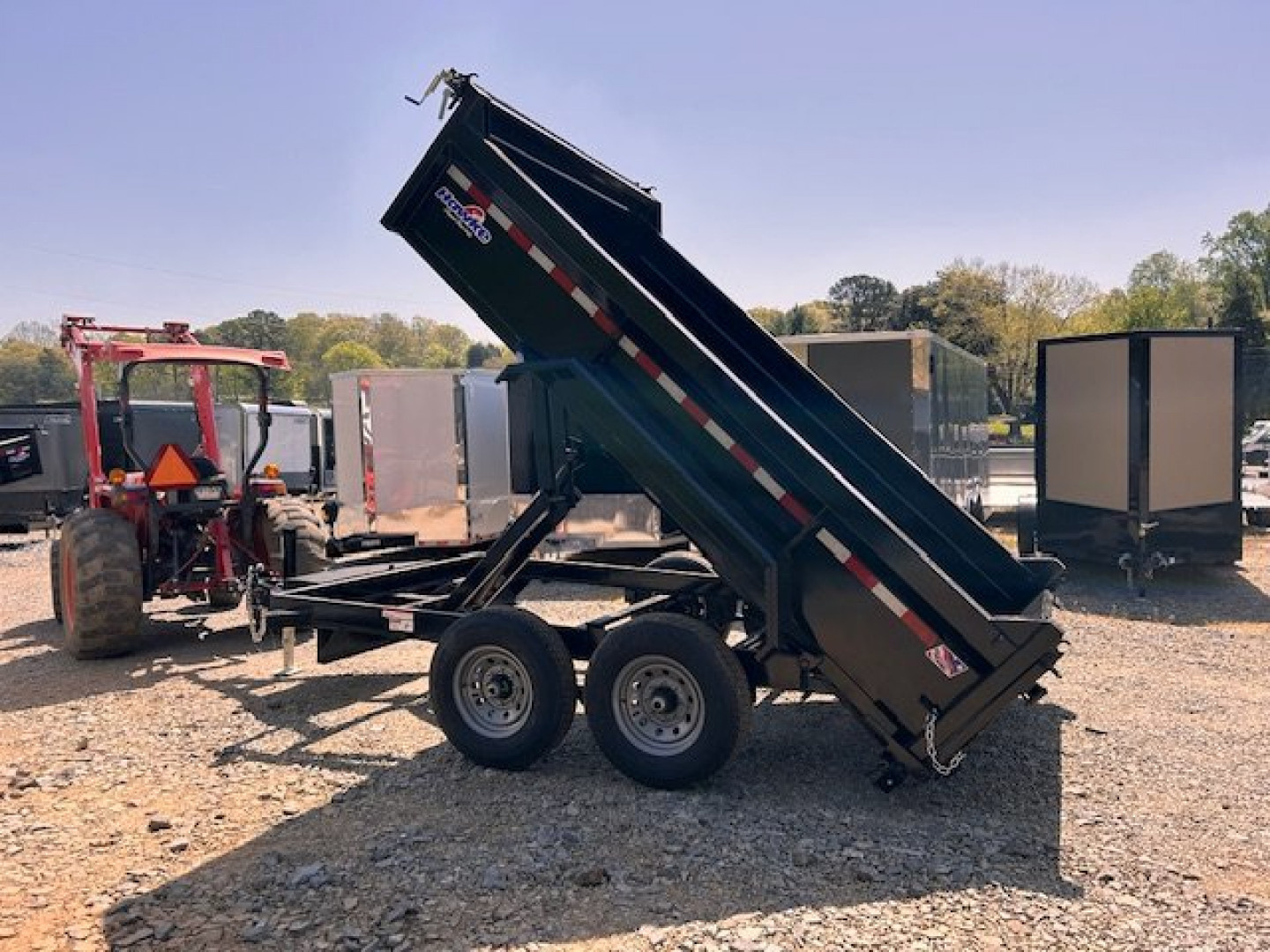 New 2025 Hawke Trailers 7x12 12K Dump Trailer