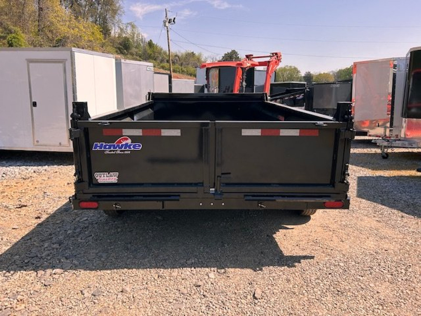 New 2025 Hawke Trailers 7x12 12K Dump Trailer