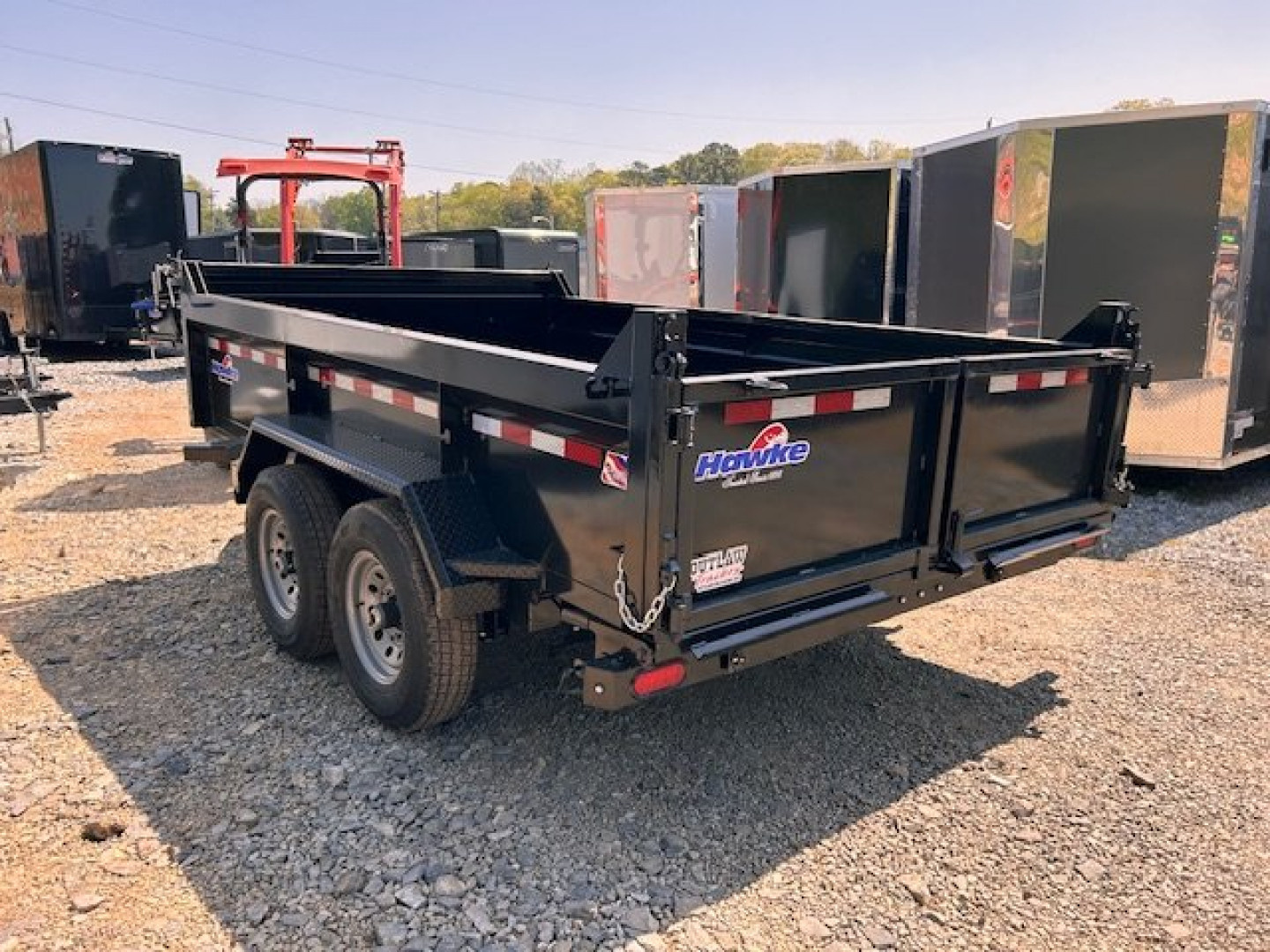New 2025 Hawke Trailers 7x12 12K Dump Trailer