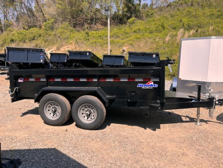 New 2025 Hawke Trailers 7x12 12K Dump Trailer