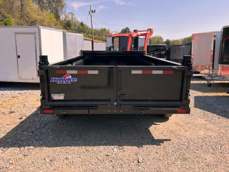 New 2025 Hawke Trailers 7x12 12K Dump Trailer